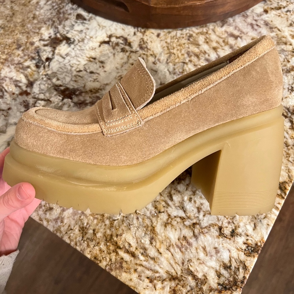 Louise and Suede Platform Loafer